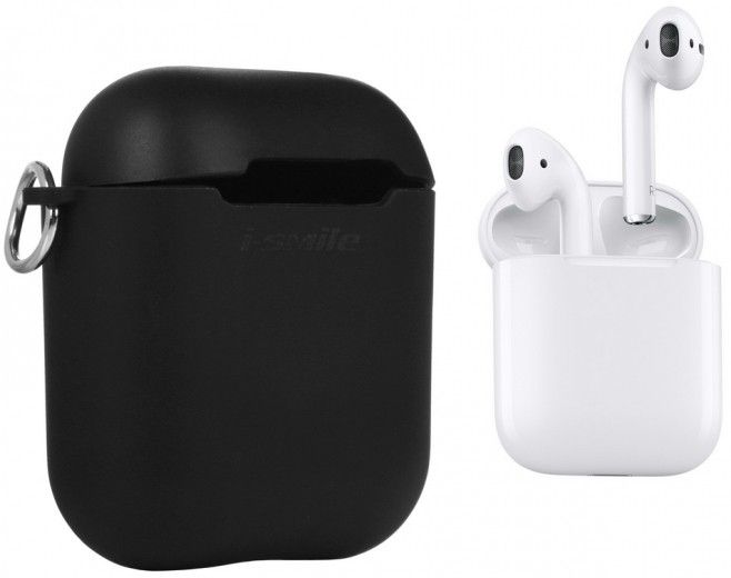 Чехол LingLong i-Smile для Apple AirPods IPH1449 (702326) Black - фото - интернет-магазин электроники и бытовой техники TTT