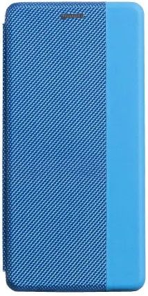 Чехол-книжка Textile Realme 6 Blue - фото Чехол-книжка Textile Realme 6 Blue - фото - интернет-магазин электроники и бытовой техники TTT