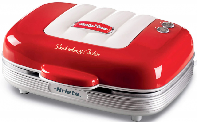 Бутербродница ARIETE 1972 Red - фото - интернет-магазин электроники и бытовой техники TTT