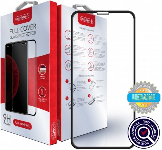Захисне скло Intaleo Full Glue для Apple iPhone 11 (1283126496301) Black - фото - інтернет-магазин електроніки та побутової техніки TTT