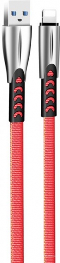 Кабель ColorWay USB - Apple Lightning (zinc alloy) 2.4А 1 м (CW-CBUL010-RD) Red - фото Кабель ColorWay USB - Apple Lightning (zinc alloy) 2.4А 1 м (CW-CBUL010-RD) Red - фото - интернет-магазин электроники и бытовой техники TTT
