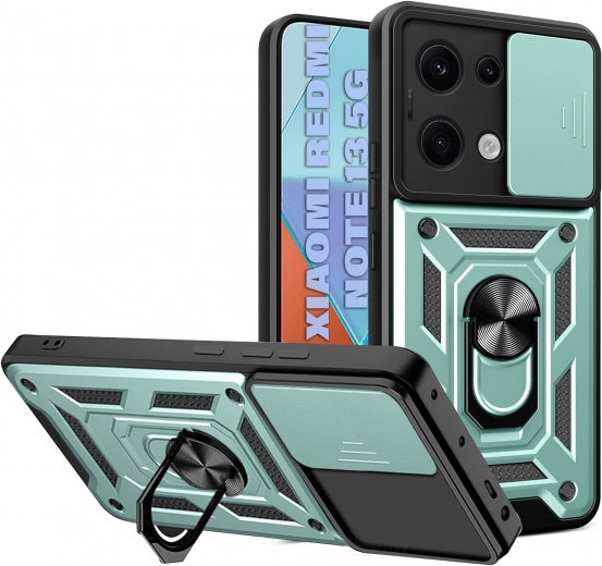 Панель BeCover Military для Xiaomi Redmi Note 13 5G (711032) Dark Green - фото - интернет-магазин электроники и бытовой техники TTT