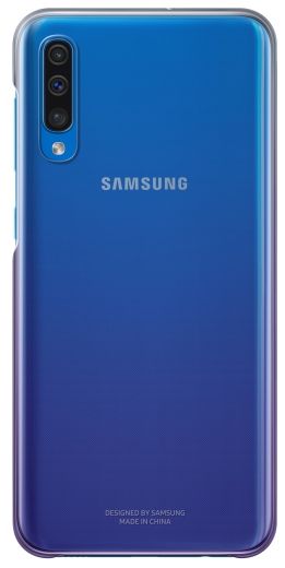 Чохол Samsung Gradation Cover для Samsung Galaxy A50 (EF-AA505CVEGRU) Violet - фото - інтернет-магазин електроніки та побутової техніки TTT