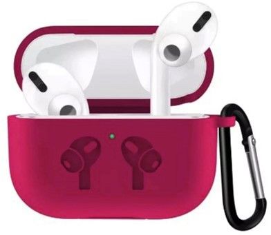 Чохол для навушників BeCover Silicon Protection для Apple AirPods Pro (704504) Rose Red - фото - інтернет-магазин електроніки та побутової техніки TTT