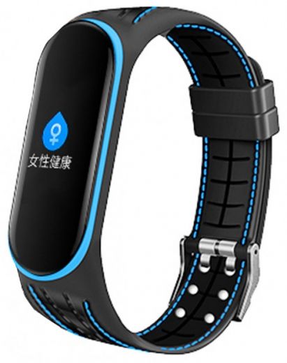 Ремешок BeCover Lattice Style для Xiaomi Mi Smart Band 5 (705159) Blue - фото - интернет-магазин электроники и бытовой техники TTT