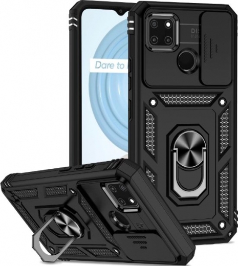 Панель BeCover Military для Realme C21Y / C25Y (708238) Black - фото - интернет-магазин электроники и бытовой техники TTT