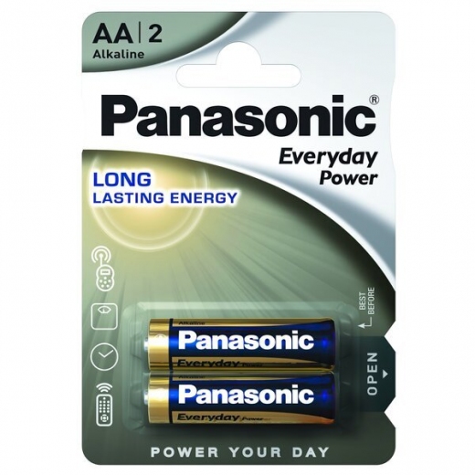 Батарейка Panasonic Everyday Power AA BLI 2 Alkaline (LR6REE/2BR) - фото - интернет-магазин электроники и бытовой техники TTT