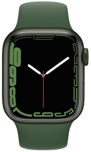 Apple Watch Series 7 GPS 41mm Green Aluminium Case with (MKN03UL/A) Green Sport Band - фото - інтернет-магазин електроніки та побутової техніки TTT