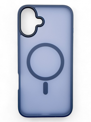 Панель BeCover Metal Buttons Case MagSafe для Apple iPhone 16 (712091) Blue - фото - інтернет-магазин електроніки та побутової техніки TTT