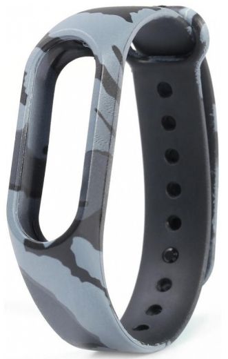 Ремінець Xiaomi Mi Band 2 Khaki Grey - фото - інтернет-магазин електроніки та побутової техніки TTT