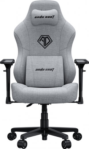 Кресло геймерское Anda Seat Phantom 3 Pro Size L (AD18YC-06-G-F) Grey Fabric  - фото - интернет-магазин электроники и бытовой техники TTT