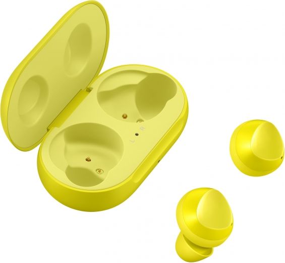 Беспроводные наушники Samsung Galaxy Buds (SM-R170NZYASEK) Yellow - фото - интернет-магазин электроники и бытовой техники TTT