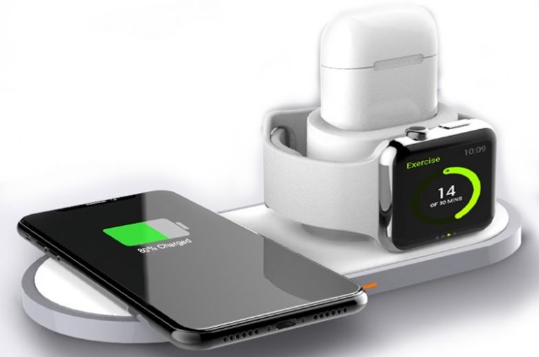 Бездротовий зарядний пристрій BeCover BC-W33 (704087) White - фото - інтернет-магазин електроніки та побутової техніки TTT