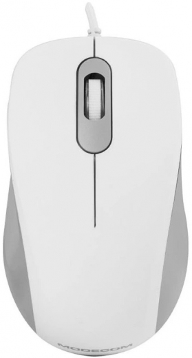 Миша Modecom MC-M10S USB White - фото - інтернет-магазин електроніки та побутової техніки TTT
