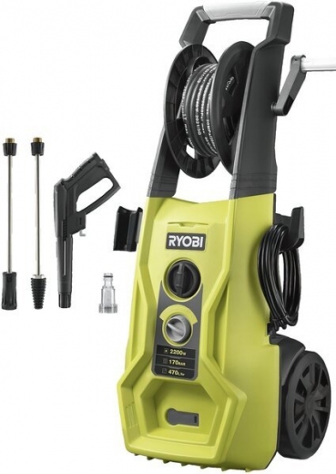 Мінімийка високого тиску Ryobi RY170PWA, 2500Вт, 170Бар, 470 л/рік (5133005373) - фото - інтернет-магазин електроніки та побутової техніки TTT