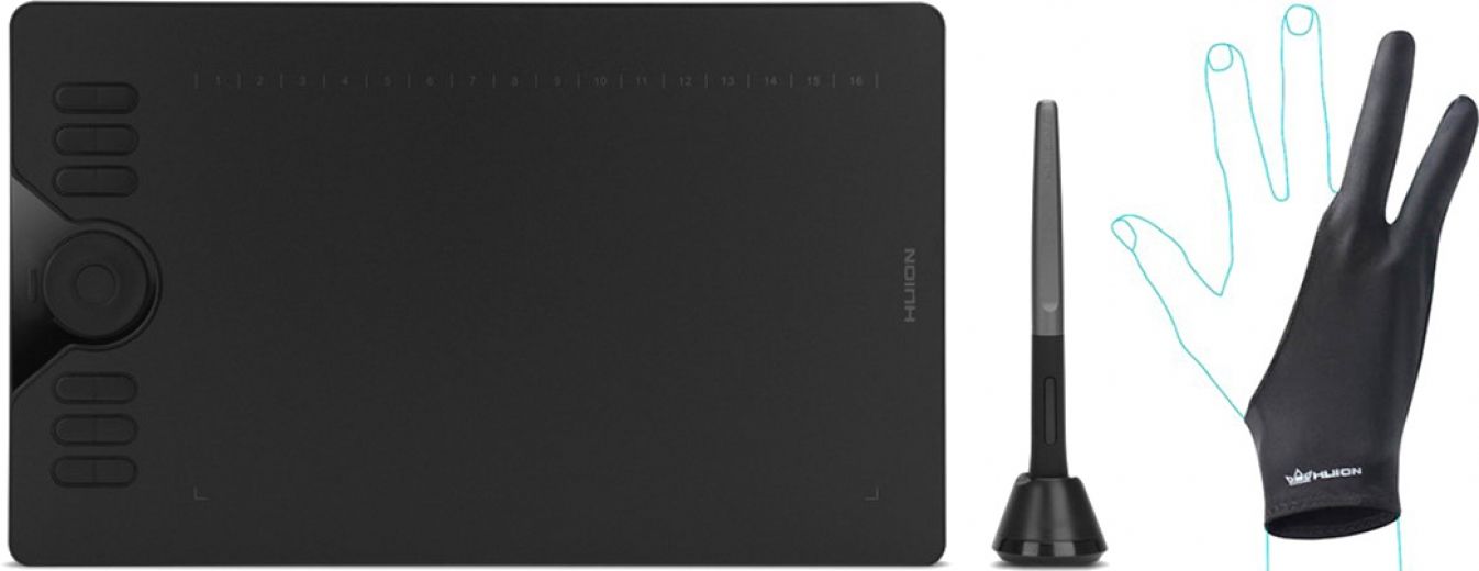Графический планшет Huion HS610 с перчаткой - фото Графический планшет Huion HS610 с перчаткой - фото - интернет-магазин электроники и бытовой техники TTT
