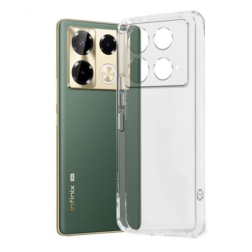 Панель BeCover для Infinix Note 40 (X6853) (711178) Transparancy - фото - інтернет-магазин електроніки та побутової техніки TTT