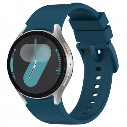 Ремінець BeCover Tape для Samsung Galaxy Watch (20mm) 3 41mm/4/5/6/7 40-44mm (712053) Blue - фото - інтернет-магазин електроніки та побутової техніки TTT