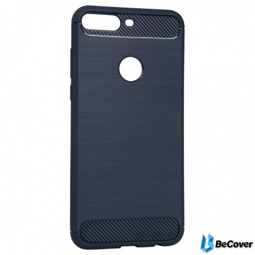 Панель BeCover Carbon Series для Huawei Y7 Prime 2018 (702478) Deep Blue - фото - інтернет-магазин електроніки та побутової техніки TTT