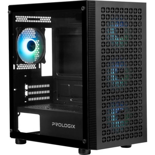 Корпус Prologix Dash GM-06RB Black - фото - интернет-магазин электроники и бытовой техники TTT