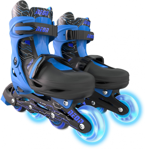 Роликовые коньки Neon Combo Skates 30-33 (NT09B4) Blue - фото - интернет-магазин электроники и бытовой техники TTT