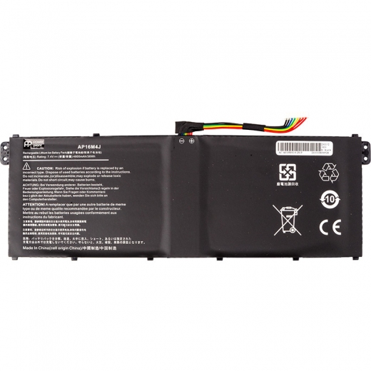 Аккумулятор PowerPlant для ноутбуков Acer Aspire 3 A314-33 (AP16M4J) 7.4V 4800mAh (NB410767) - фото - интернет-магазин электроники и бытовой техники TTT