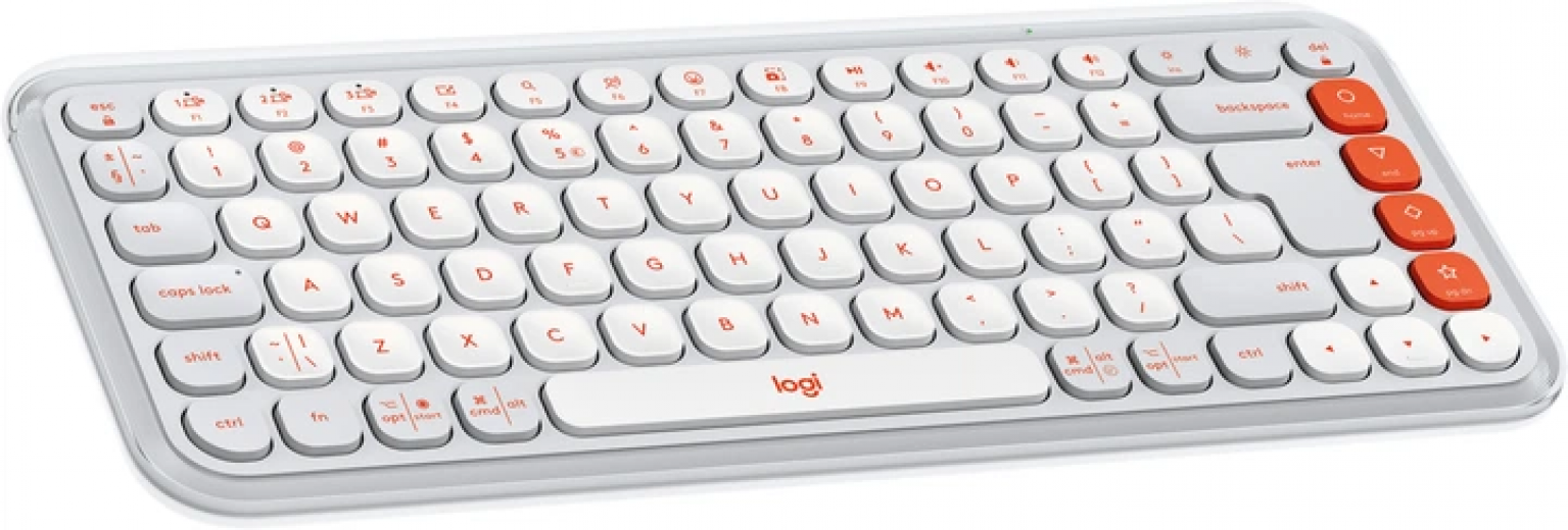 Клавиатура беспроводная Logitech POP Icon Keys Wireless (920-013072) White  - фото - интернет-магазин электроники и бытовой техники TTT
