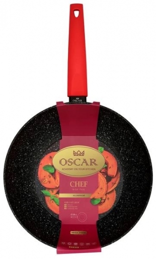 Сковорода ВОК Oscar Chef 28 см (OSR-1101-28 w) - фото - интернет-магазин электроники и бытовой техники TTT