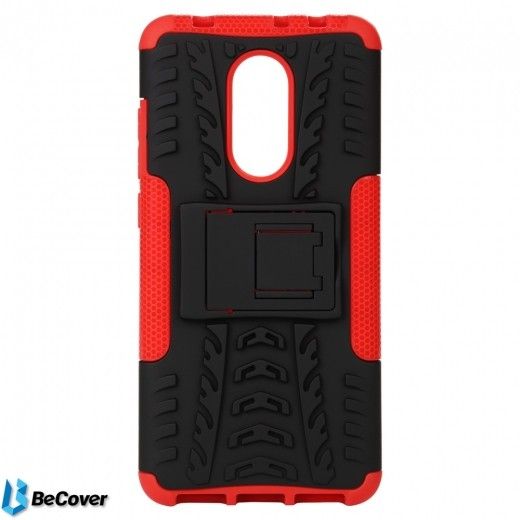 Противоударный чехол-подставка Becover для Xiaomi Redmi 5 (702239) Red - фото - интернет-магазин электроники и бытовой техники TTT