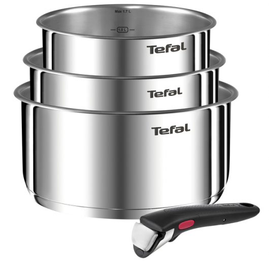 Набор посуды Tefal Ingenio Emotion 4 предмета (L8964S55) - фото Набор посуды Tefal Ingenio Emotion 4 предмета (L8964S55) - фото - интернет-магазин электроники и бытовой техники TTT