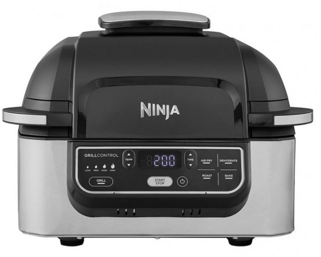 Мультипечь NINJA Foodi Health Grill & Air Fryer AG301EU - фото - интернет-магазин электроники и бытовой техники TTT