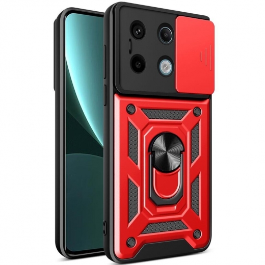 Панель BeCover Military для Xiaomi Redmi Note 13 Pro 4G (711027) Red - фото - інтернет-магазин електроніки та побутової техніки TTT