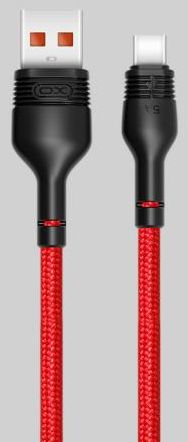 Кабель XO NB55 type-C 1m 5A Red - фото - интернет-магазин электроники и бытовой техники TTT