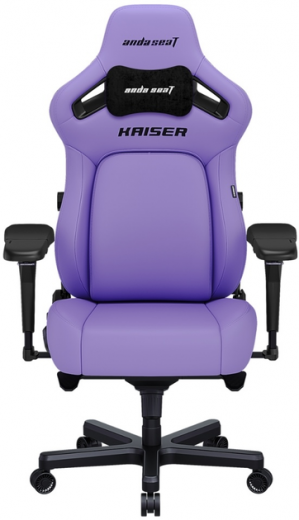 Кресло геймерское Anda Seat Kaiser 4 Size L (AD12YDDC-L-20-V-PV/C) Purple Premium PVC  - фото Кресло геймерское Anda Seat Kaiser 4 Size L (AD12YDDC-L-20-V-PV/C) Purple Premium PVC  - фото - интернет-магазин электроники и бытовой техники TTT