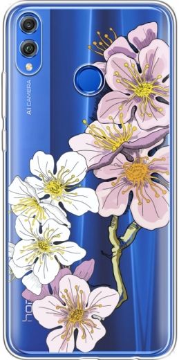 Накладка U-Print Honor 8X Cherry Blossom - фото - интернет-магазин электроники и бытовой техники TTT