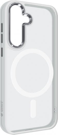 Панель ArmorStandart Unit MagSafe для Samsung S25 (ARM82261) Matte Clear Silver - фото - интернет-магазин электроники и бытовой техники TTT