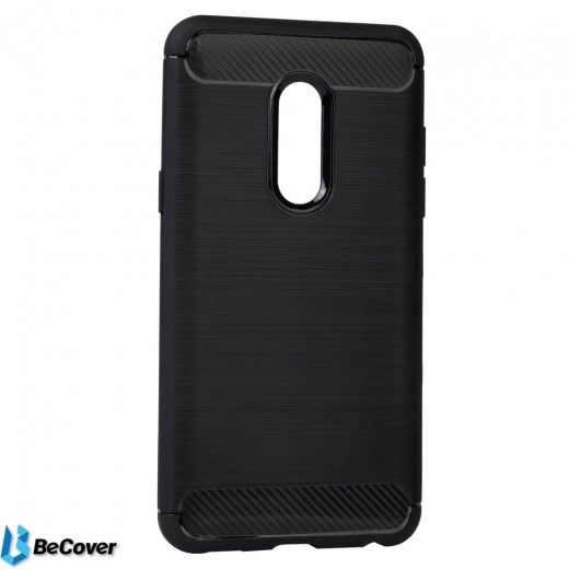 Панель BeCover Carbon Series для Meizu 15 (702547) Black - фото - інтернет-магазин електроніки та побутової техніки TTT