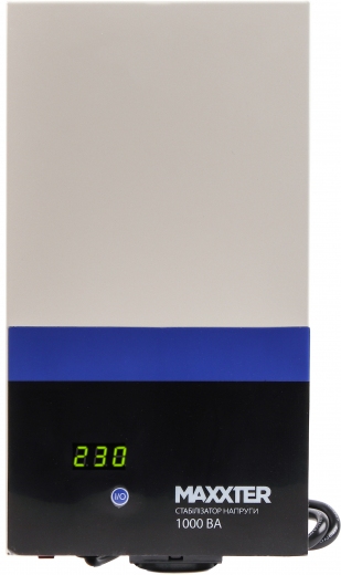 Стабілізатор напруги Maxxter 1000 ВА (MX-AVR-DW1000-01) - фото - інтернет-магазин електроніки та побутової техніки TTT