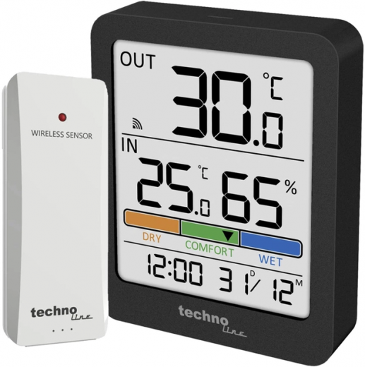 Термогигрометр Technoline WS9488 Anthracite - фото Термогигрометр Technoline WS9488 Anthracite - фото - интернет-магазин электроники и бытовой техники TTT