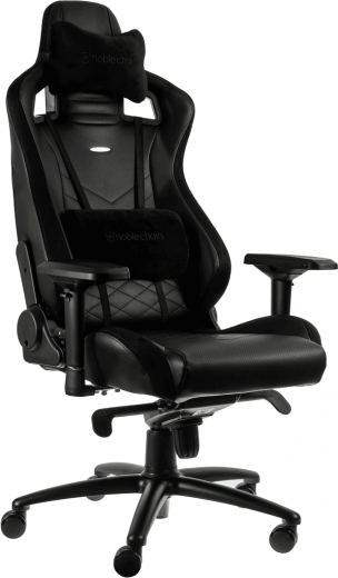 Кресло геймерское NOBLECHAIRS Epic Series (NBL-PU-BLA-002) Black - фото - интернет-магазин электроники и бытовой техники TTT