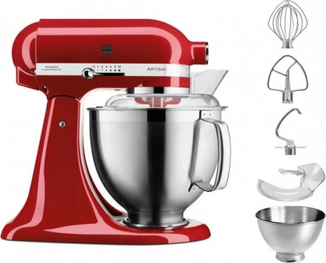 Планетарний міксер KitchenAid Artisan 5KSM185PSEER - фото Планетарний міксер KitchenAid Artisan 5KSM185PSEER - фото - інтернет-магазин електроніки та побутової техніки TTT