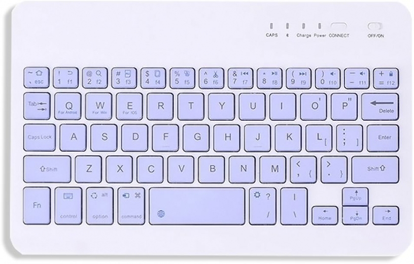 Клавиатура беспроводная BeCover English/Ukrainian (200×125 мм) (713409) Purple - фото Клавиатура беспроводная BeCover English/Ukrainian (200×125 мм) (713409) Purple - фото - интернет-магазин электроники и бытовой техники TTT