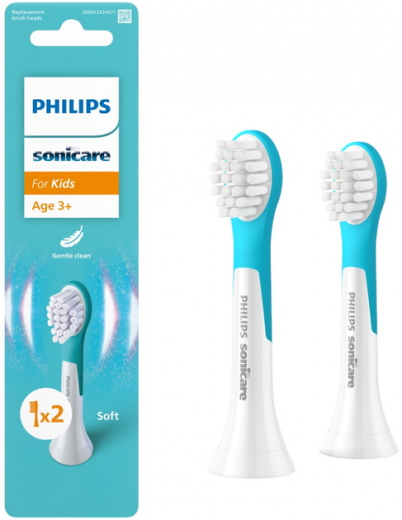 Насадки для зубной щетки PHILIPS Sonicare HX6032/90 For kids - фото - интернет-магазин электроники и бытовой техники TTT