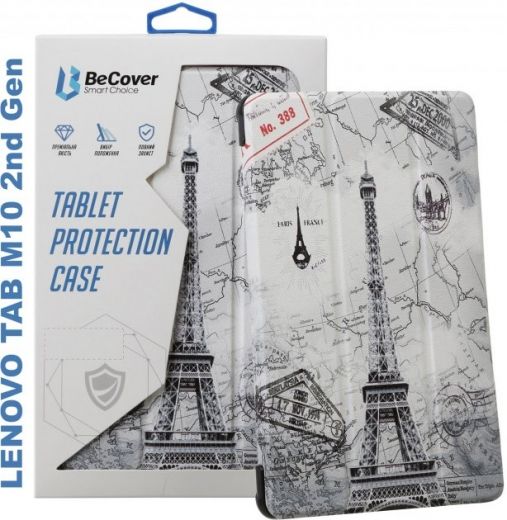 Обкладинка BeCover Smart Case для Lenovo Tab M10 TB-X306F HD (2nd Gen) (706115) Paris - фото Обкладинка BeCover Smart Case для Lenovo Tab M10 TB-X306F HD (2nd Gen) (706115) Paris - фото - інтернет-магазин електроніки та побутової техніки TTT