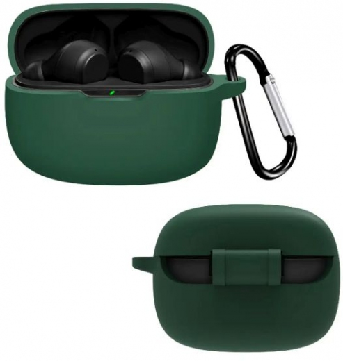 Чохол BeCover Silicon для JBL Wave Beam TWS (710191) Dark Green - фото - інтернет-магазин електроніки та побутової техніки TTT