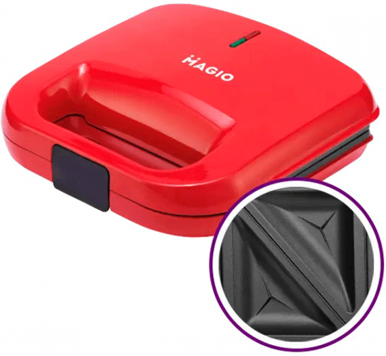 Бутербродниця MAGIO MG-376 - фото - інтернет-магазин електроніки та побутової техніки TTT