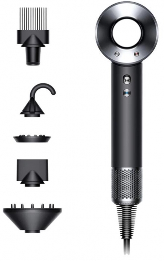 Фен Dyson Supersonic HD07 Black/Nickel - фото - интернет-магазин электроники и бытовой техники TTT