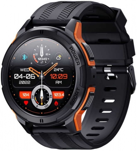 Смарт-часы Oukitel BT10 Orange - фото - интернет-магазин электроники и бытовой техники TTT