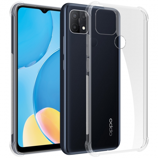 Панель Anti-Shock BeCover для Oppo A15 / A15s (706969) Clear - фото - інтернет-магазин електроніки та побутової техніки TTT