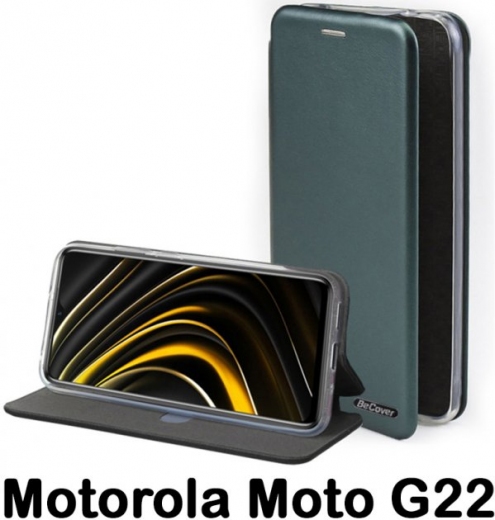 Чехол-книжка BeCover Exclusive для Motorola Moto G22 (707910) Dark Green - фото - интернет-магазин электроники и бытовой техники TTT
